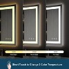 BesMirror Anti-Fog, Waterproof, Shatterproof and Front Lit LED Bathroom Mirror with 3 Color Lights - 4 of 4