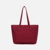 MKF Collection Hallie Solid Quilted Cotton Women’s Tote Bag by Mia K - 4 of 4