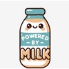 "Powered By Milk" Youth Crew Neck Short Sleeve Tee - 2 of 2