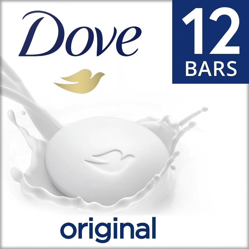 Dove Beauty White Moisturizing Beauty Bar Soap, 1 of 14