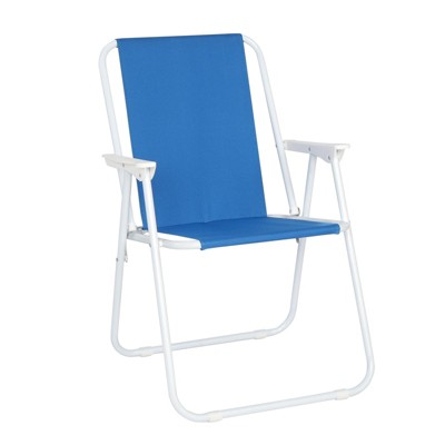 FURNIinspire Outdoor Portable Chair Sturdy Portable Design for Relaxation and Outdoor Activities, Blue, 19.09"*17.32"*29.53"