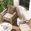26"x25" Woven Outdoor Deep Seat Back Cushion - Threshold™ - 2 of 4
