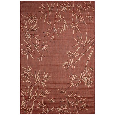 Liora Manne Carmel  Indoor/Outdoor Area Rug  Chili..
