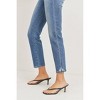 Women's Slim Straight Distressed - JUST BLACK DENIM - 4 of 4