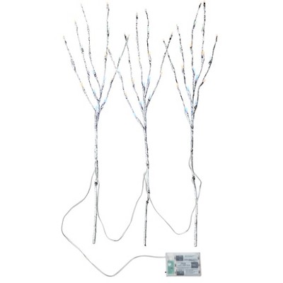 The Lakeside Collection Sparkle and Shimmer Lighted Branches
