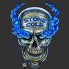 Mens WWE Stone Cold Smoke Skull Lightweight Hoodie - 2 of 4
