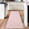 Machine Washable Modern Bedroom Area Rug Floral Large Area Rug Non Slip Throw Ultra Thin Stain Resistant Carpet for Living Room - 2 of 4