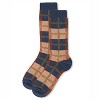 Memoi Women's Retro Vintage Plaid Crew Socks - 3 of 4