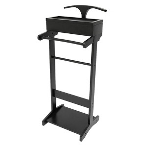 YIYIBYUS Suit Valet Stand, Clothes Stand with Storage and Top Tray, Used in Entryway, Office, Living Room - 1 of 4