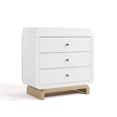 Storkcraft Santorini 3 Drawer Dresser with Removable Changing Topper