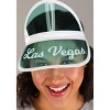 HalloweenCostumes.com One Size   Las Vegas Green Visor Accessory, White/Green - 3 of 3