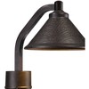 Minka Lavery Industrial Outdoor Post Light Fixture Hammered Aspen Bronze Dark Sky 11" for Exterior Barn Deck House Porch Patio - 3 of 3