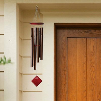 Bronze Aluminum and Wood 37" Wind Chime