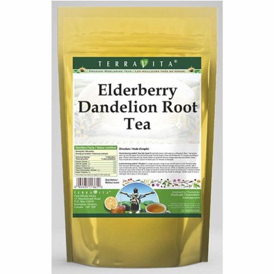 TerraVita Elderberry Dandelion Root Tea (50 tea bags, ZIN: 551318, 2-Pack)