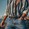 Wrangler Men's 38mm Pebble Leather Belt - Roller Buckle Casual Belt for Jeans & Everyday Wear, Tonal Stitched Design - 2 of 4