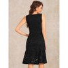 INSPIRE CHIC Women's Lace Boat Neck Sleeveless Evening Cocktail Sheath Dress - 3 of 4