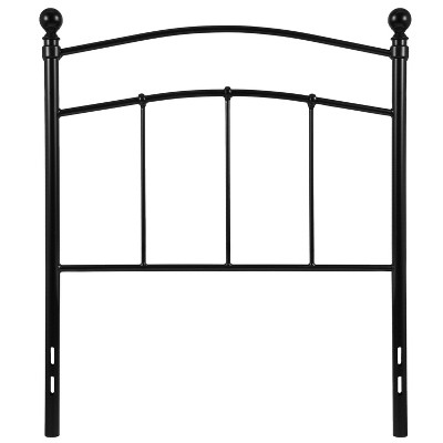 Flash Furniture Woodstock Decorative Black Metal Twin Size Headboard ...