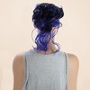 Unique Bargains Women's Nature Long Hair Wig Hair Clip 9.84inch Black Blue 1 Pc - 3 of 4