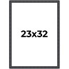 PosterPalooza | Photo Size Linear Black Picture Frame - UV Acrylic, Foam Board Backing, Hanging Hardware - 2 of 4