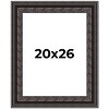PosterPalooza | 3.5" Wide Ornate Black Picture Frame - UV Acrylic, Foam Board Backing, Hanging Hardware - 2 of 4