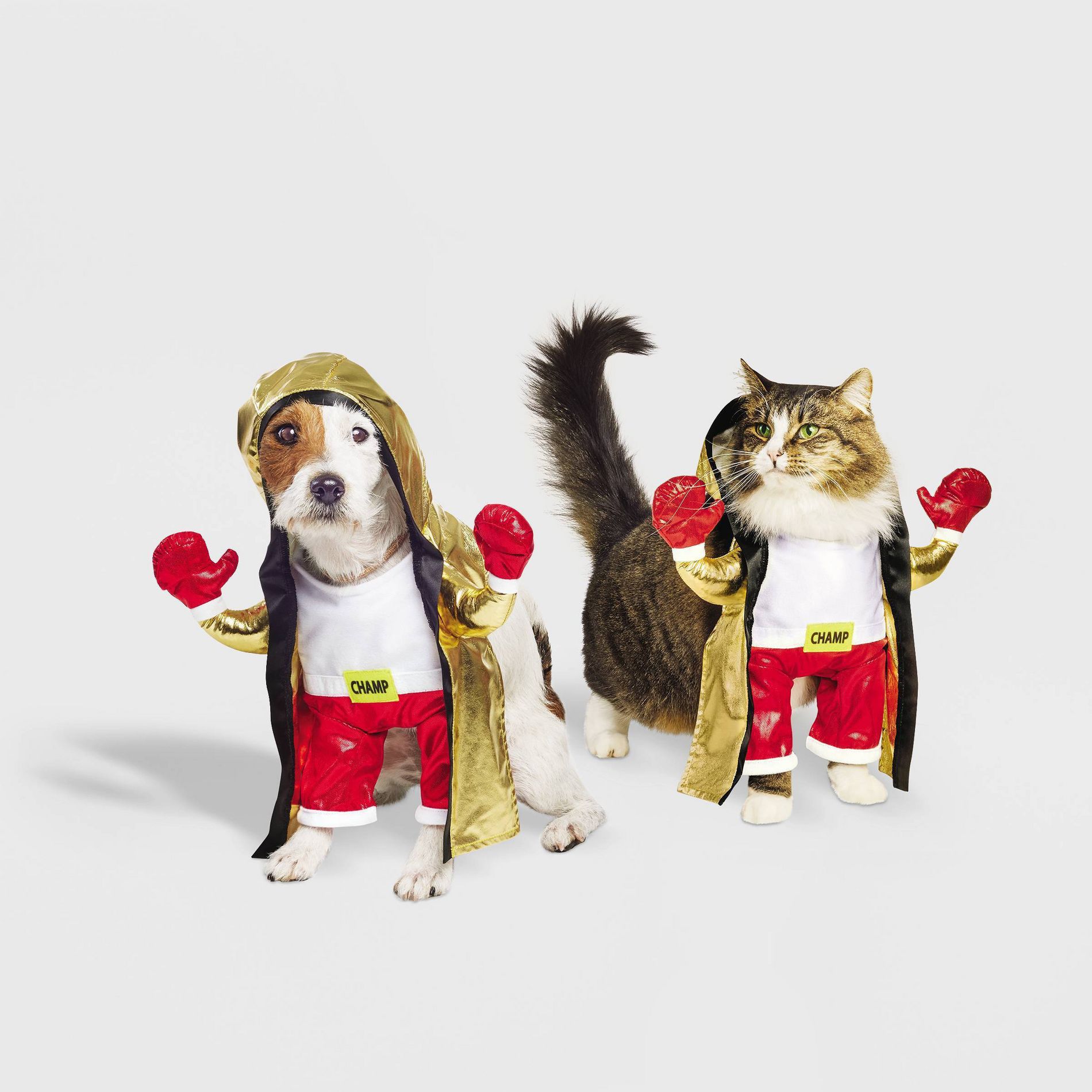 Boxing Champ Frontal Halloween Dog and Cat Costume - Boots & Barkley™