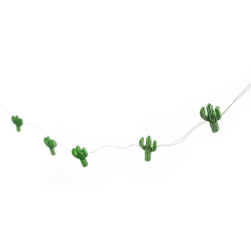 Fairy Led Cactus String Lights Green Room Essentials