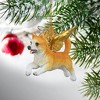Design Toscano Honor the Pooch: Welsh Corgi Holiday Dog Angel Ornament - 2 of 4