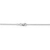 Black Bow Jewelry 1.15mm 14k White Gold Solid Rolo Pendant Chain - 4 of 4