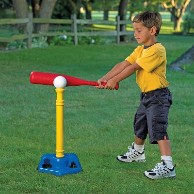Adjustable Multicolor Plastic T-Ball Set for Kids