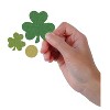 Beistle Shamrock & Coin Deluxe Sparkle Confetti, 3 bags of .5 oz (1.5 Oz/Pkg) Multicolored - 2 of 3