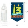 Big Dot of Happiness Boy 13th Birthday - Official Teenager Birthday Party Bunting Banner - Birthday Party Decorations - Happy Birthday - 2 of 4