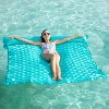 Jasonwell Giant Floating Mat Pool Float - Inflatable Water Lounge, Lake Raft, Beach Toy for Adults & Kids, X-Large, Green - 3 of 4