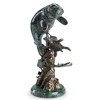 SPI Home Brass Manatee and Friends Figurine – 12" Ocean-Inspired Tabletop Decor - 3 of 3
