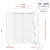 Productworks 16975 Warm White 300 Led Lights With 2 Sheer Curtain Panels - image 3 of 4