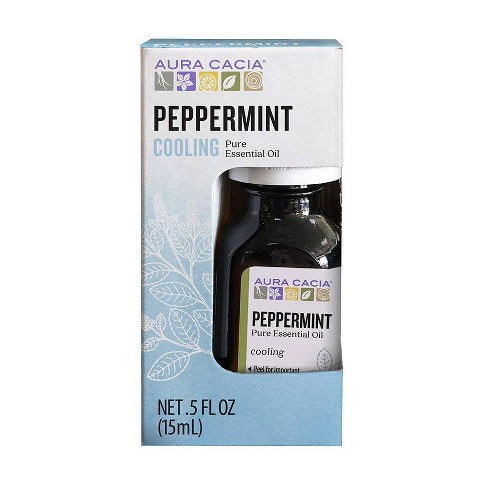 Aura Cacia Peppermint Cooling Pure Essential Oil - 0.5oz - image 1 of 4
