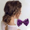 Unique Bargains Elegant Sequins Bow Hair Clip 2 Pcs - 3 of 4