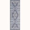 Area Rug Washable Vintage Indoor Floor Cover Print Distressed Carpet Foldable Accent Rug - 2 of 4