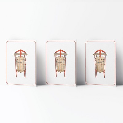 Everyday Greeting Card Pack (3ct) "Sled Weekender Society" by Ramus & Co