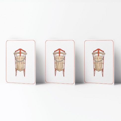 Everyday Greeting Card Pack (3ct) "Sled Weekender Society" by Ramus & Co - image 1 of 4