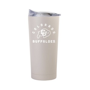 NCAA Colorado Buffaloes Sand Powder Coat Tumbler - 20oz: Stainless Steel Insulated Drinkware - 1 of 2