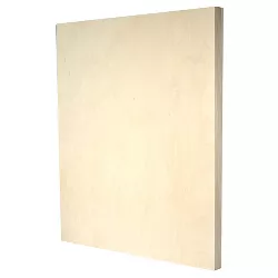 American Easel Primed Wood Painting Panel, Clear Gesso, 24"x30"