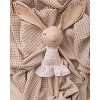 MiniMoi Bella Cotton/Linen Bunny Doll Pink One Size - 3 of 4