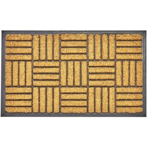 Envelor Rectangular Outdoor Coco Coir Door Mat - 1 of 4
