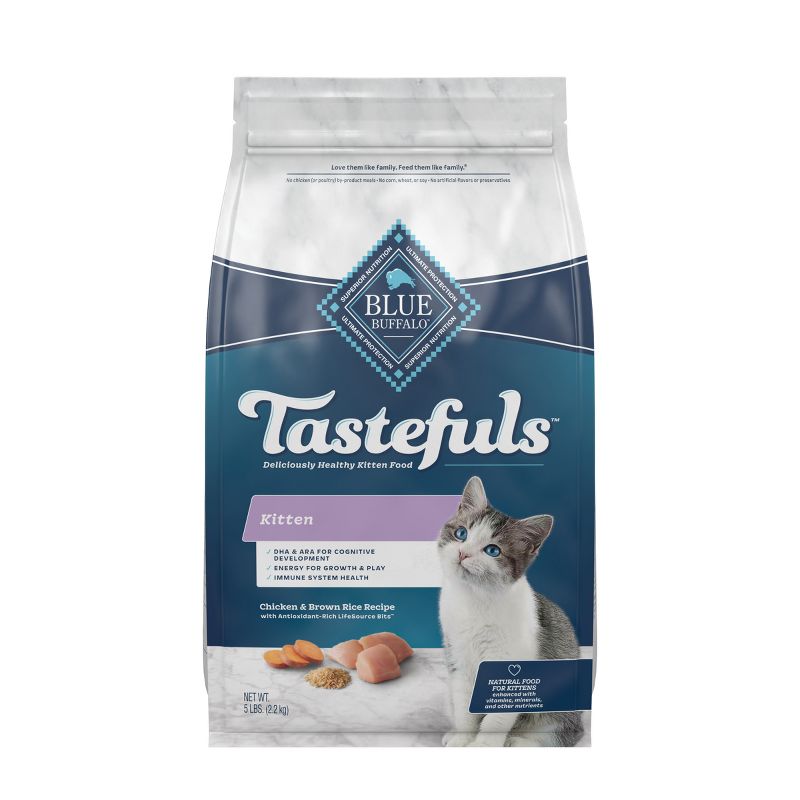 Blue Buffalo Tastefuls with Chicken Natural Kitten Dry Cat Food, 1 of 7