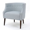 NicBex Modern Button-Tufted Small Club Accent Chairs for Living Room,Comfy Upholstered Arm Chairs,Soft Padded Tub Chair - 4 of 4
