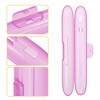 Unique Bargains Portable Toothbrush Cases Traveling Toothbrush Holders Case Plastic 8.46"x1.18"x1.14" 1 Pcs - 3 of 4