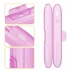 Unique Bargains Portable Toothbrush Cases Traveling Toothbrush Holders Case Plastic 8.46"x1.18"x1.14" 1 Pcs - image 3 of 4