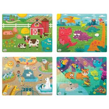 Djeco Magnetic Animal Puzzle Set - 14 Silly Animal Puzzles : Target