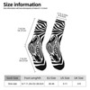 Hypnotic Zebra Women Printed Crew Socks Funny Funky Socks Soft Polyester Novelty Gifts for Artists Men - 2 of 4