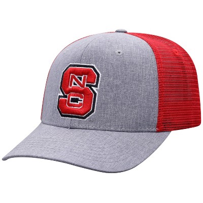 NCAA NC State Wolfpack Men's Gray Chambray with Hard Mesh Snapback Hat